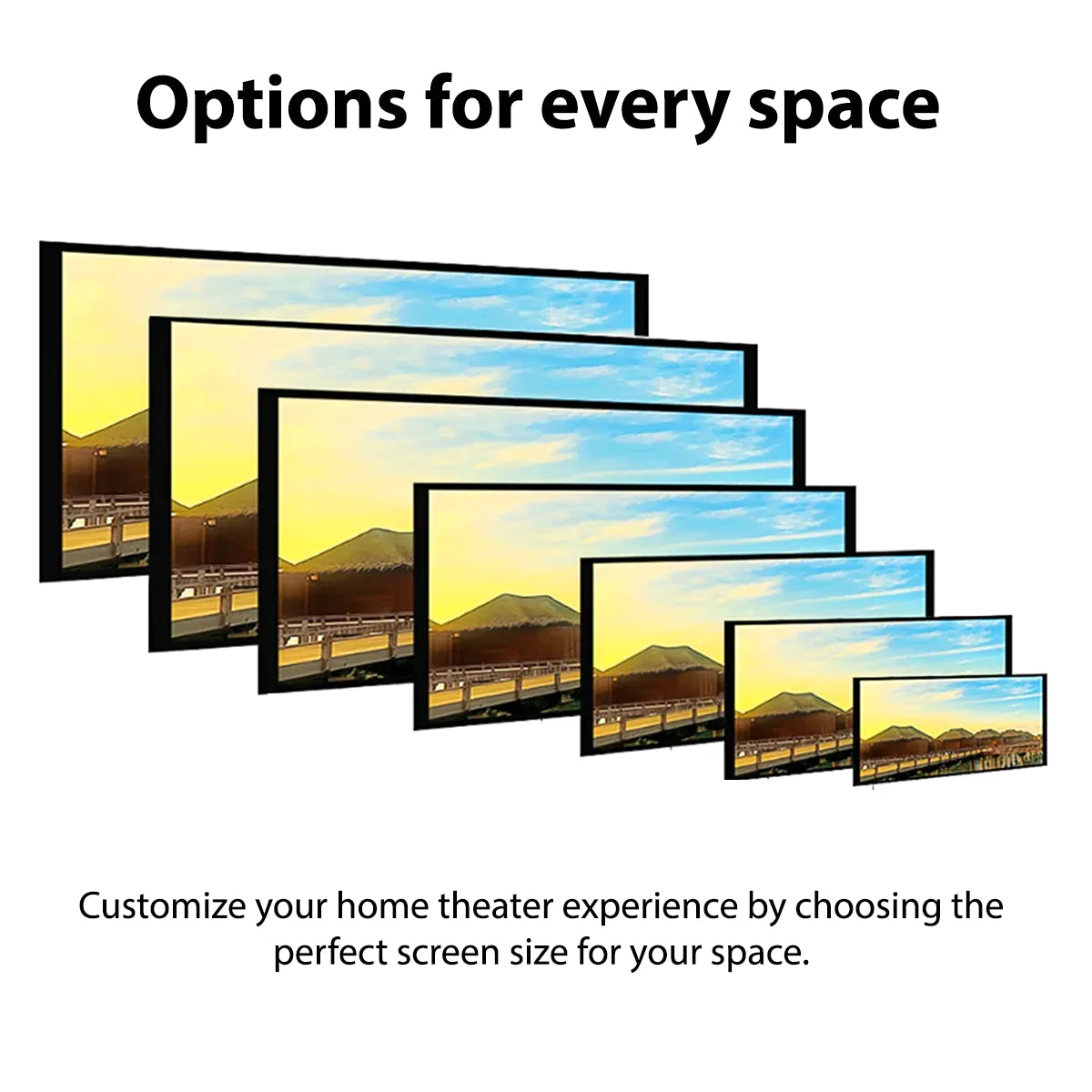 Veluxe Anti-Light Projection Screen