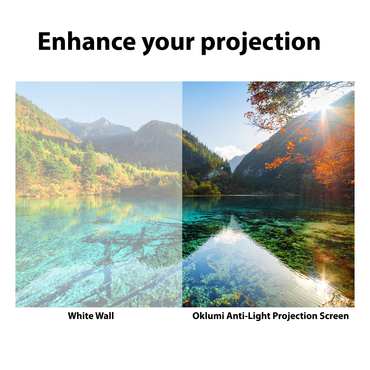 Veluxe Anti-Light Projection Screen