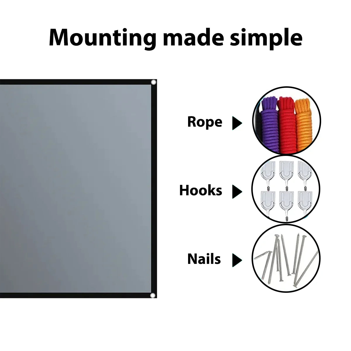 Veluxe Anti-Light Projection Screen